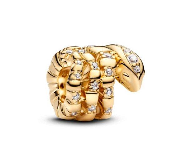 Pandora Aranyozott gyöngy Tekeredett kígyó Shine Moments 763618C01