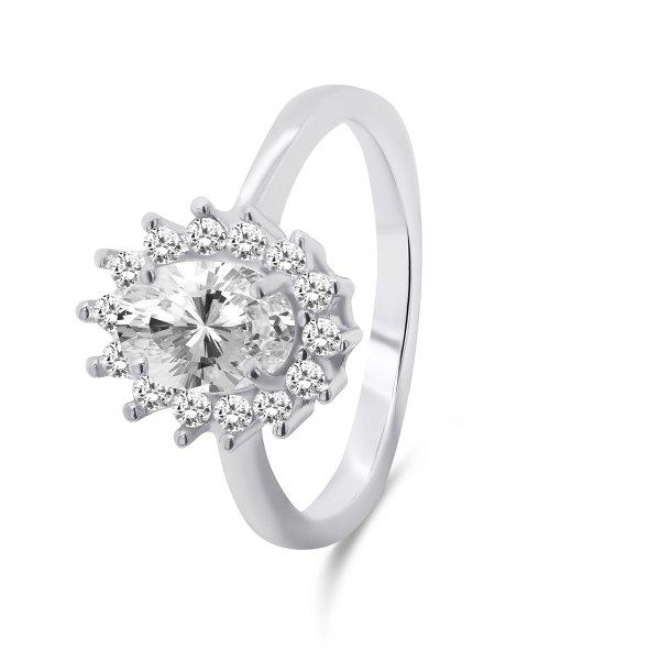 Brilio Silver Ezüst eljegyzési gyűrű RI045W 50 mm