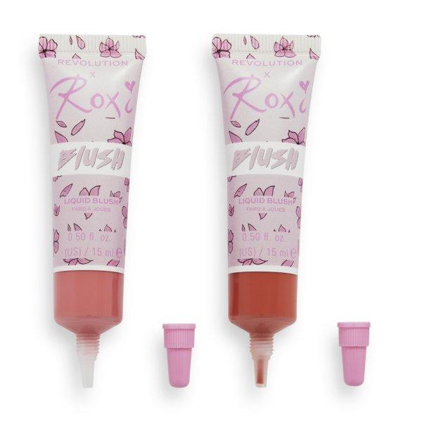 Revolution Folyékony arcpirosító készlet X Roxi (Cherry Blossom Liquid Blush
Duo) 2 x 15 ml