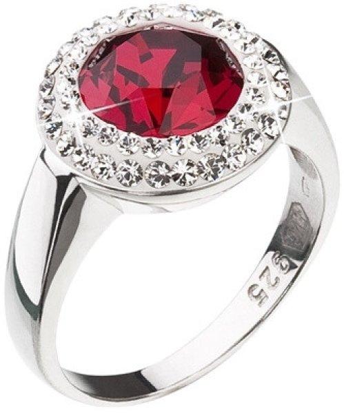 Evolution Group - Pavona Ezüst gyűrű piros Swarovski kristállyal 35026.3 54
mm