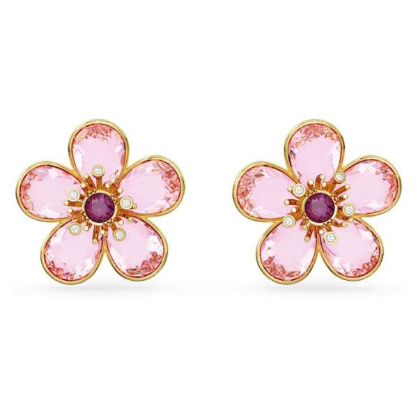 Swarovski Gyönyörű aranyozott fülbevaló kristályokkal Florere 5656635