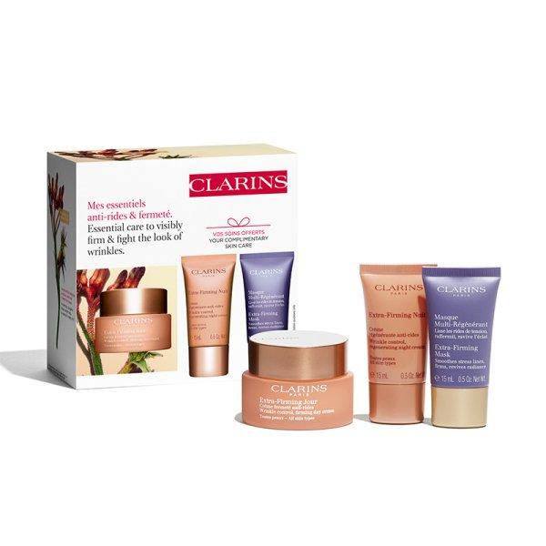 Clarins Feszesítő arcápoló ajándékcsomag Extra Firming Essential Care Set
