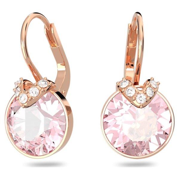 Swarovski Bájos aranyozott fülbevaló kristályokkal Bella 5662114
