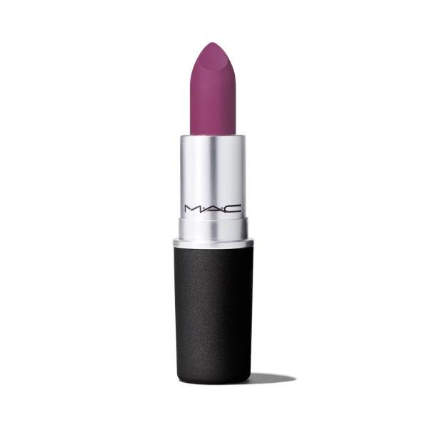 MAC Cosmetics Matt tápláló ajakrúzs Powder Kiss (Lipstick) 3 g P for Potent