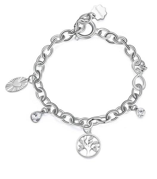 Brosway Elegáns acél karkötő medálokkal Chakra BHKB116