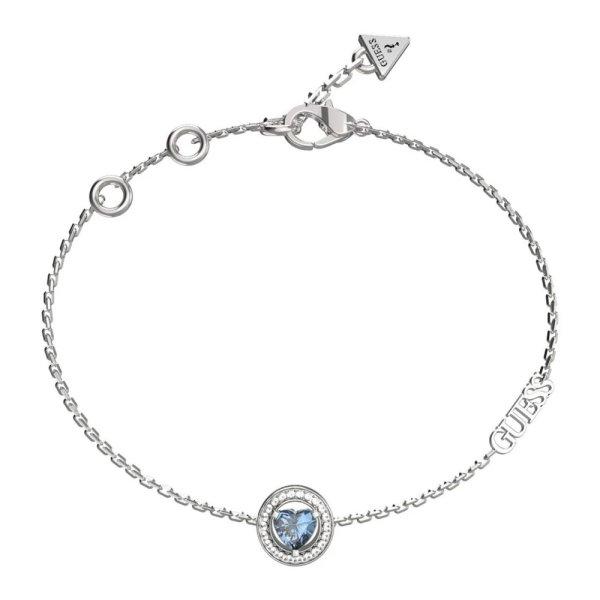 Guess Gyengéd acél karkötő cirkónium kövekkel M`ama Non M`ama
JUBB04668JWRHLS 18,5 cm