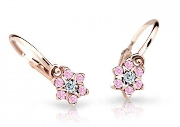 Cutie Jewellery Bájos rózsaszín arany gyermek fülbevaló C2152-10-X-4
rózsaszín