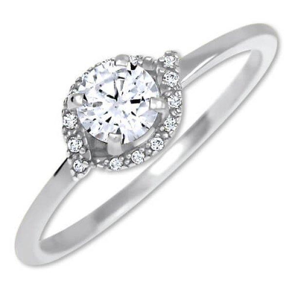 Brilio Silver Ezüst eljegyzési gyűrű 426 001 00531 04 53 mm