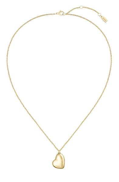 Hugo Boss Bájos aranyozott acél nyaklánc Honey 1580574