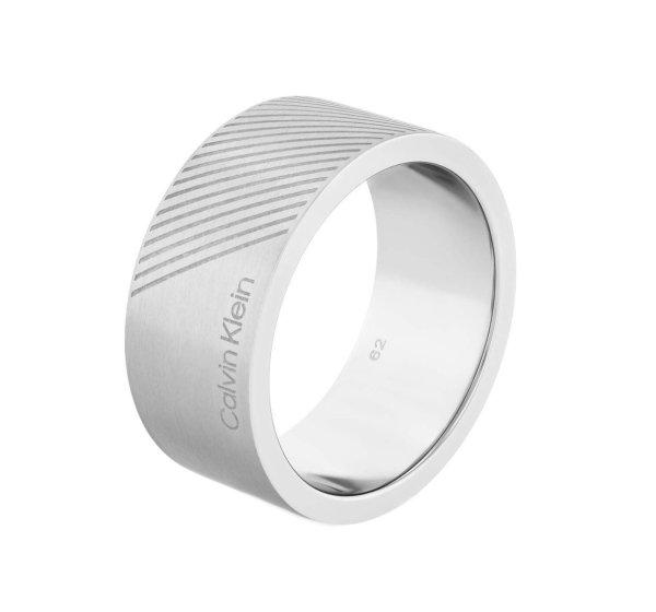 Calvin Klein Stílusos acél gyűrű férfiaknak Architectural 35000436 62 mm