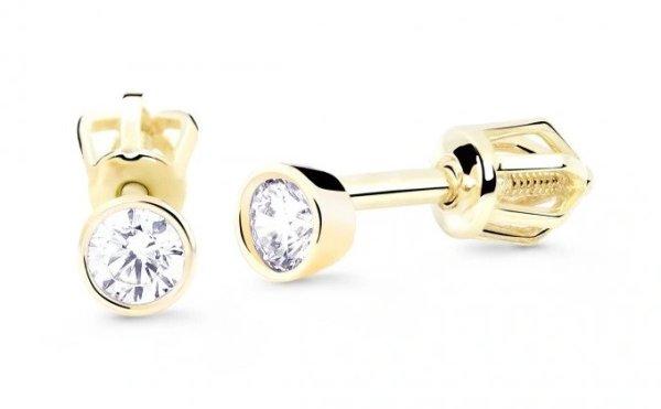 Cutie Jewellery Népszerű sárga arany fülbevaló Z8017-30-10-X-1