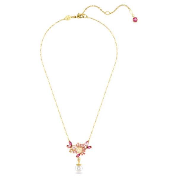 Swarovski Bájos aranyozott nyaklánc kristályokkal Gema 5688490