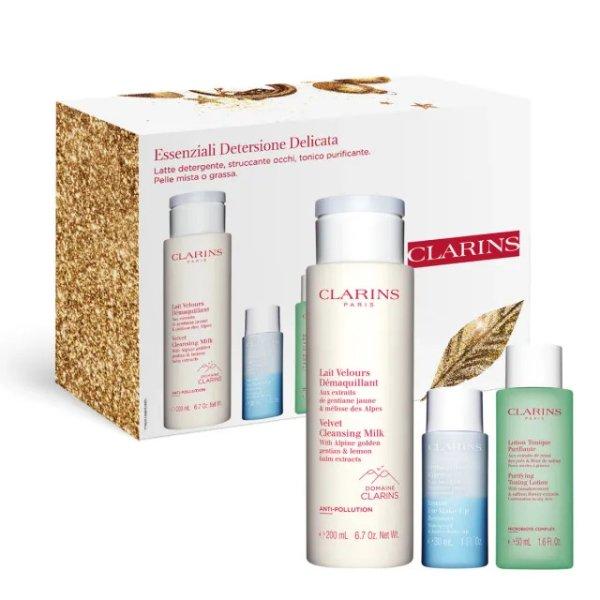 Clarins Arctisztító ajándékcsomag Essentials Delicate