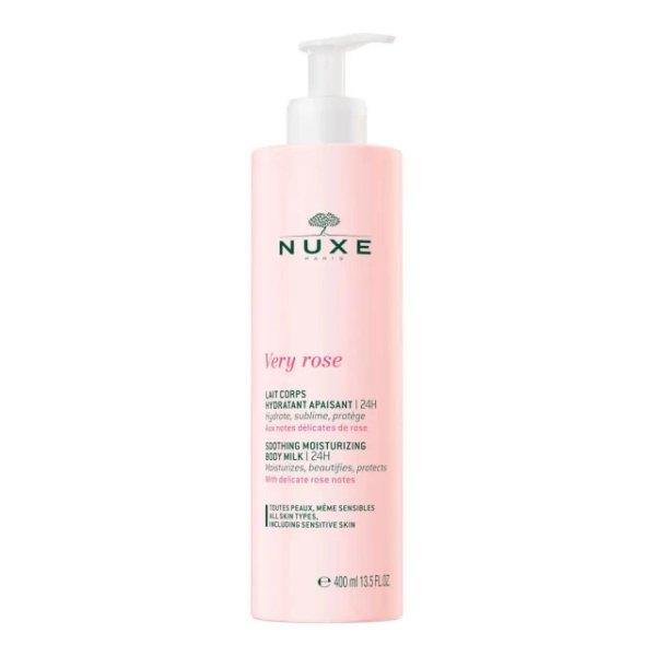 Nuxe Nyugtató hatású hidratáló testápoló Very Rose (Soothing Moisturizing
Body Milk) 400 ml
