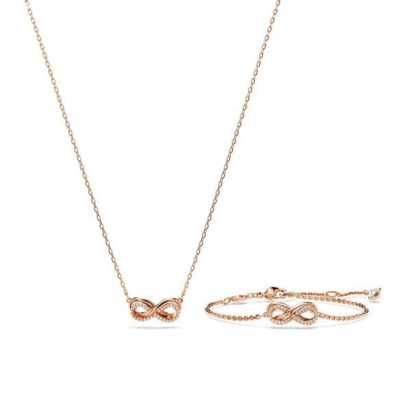 Swarovski Luxus bronz ékszerkészlet kristályokkal Hyperbola 5682483
(karkötő, nyaklánc)