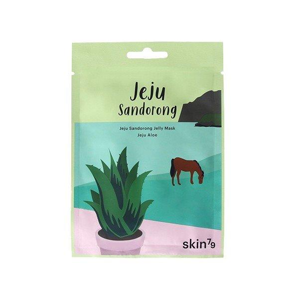 skin79 Nyugtató szövet maszk aloe verával Jeju Sandorong (Jelly Mask) 33 ml