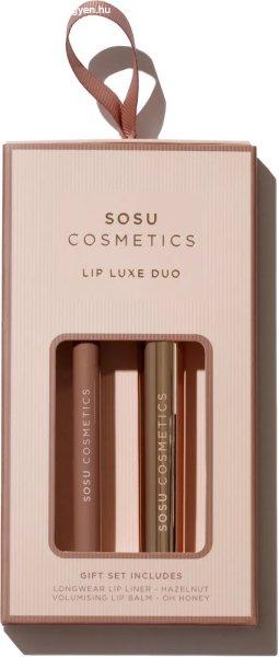 SOSU Cosmetics Dekorkozmetikai ajándékcsomag Lip Luxe Duo Nude
