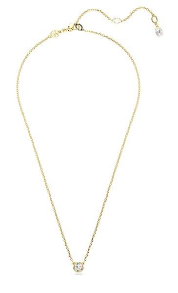 Swarovski Elegáns, aranyozott nyaklánc kristállyal Imber 5684511