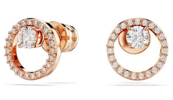 Swarovski Csillogó bronz fülbevaló kristályokkal Constella 5692263