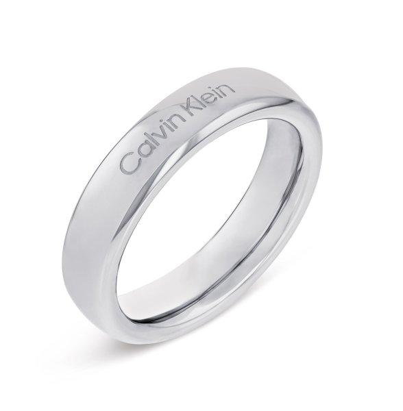 Calvin Klein Minimalista acél gyűrű Pure Silhouettes 35000513 56 mm