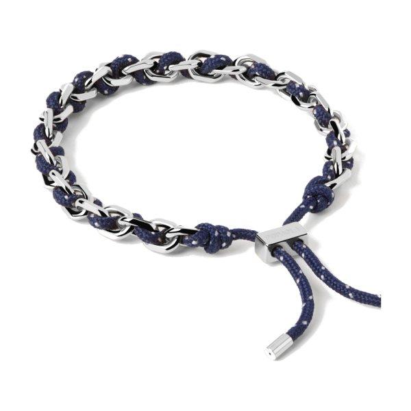 PDPAOLA Stílusos ezüst karkötő ROPES PU02-687-U