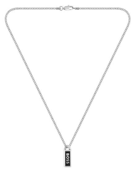 Hugo Boss Férfi acél nyaklánc Kassy Emblem 1580677