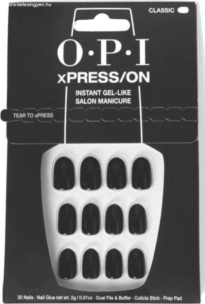 OPI Gél körmök xPRESS/ON (Press On Nails – Lady in Black)