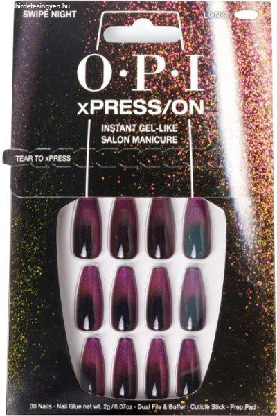 OPI Gél körmök xPRESS/ON (Press On Nails - Swipe Night)