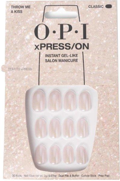 OPI Gél körmök xPRESS/ON (Press On Nails - Throw Me a Kiss)