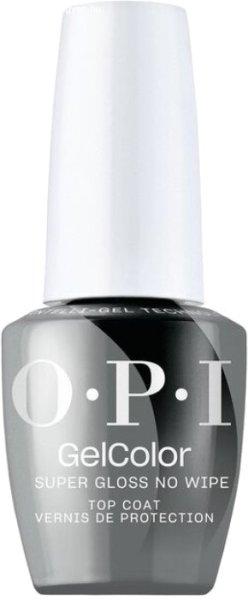 OPI Fedőlakk krómhatásokhoz GelColor Super Gloss No Wipe (Top Coat) 15 ml