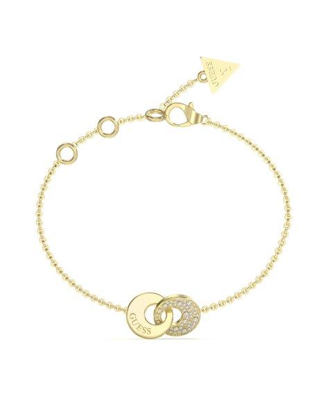 Guess Női aranyozott karkötő Blooming Summer JUBB05220JWYG 18,5 cm