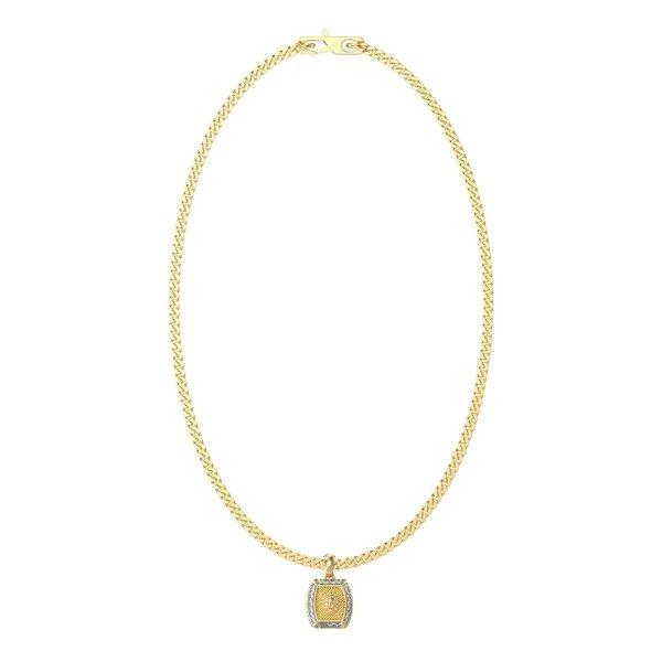 Guess Aranyozott nyaklánc oroszlán medállal Lion King JUMN05008JWYGT/U