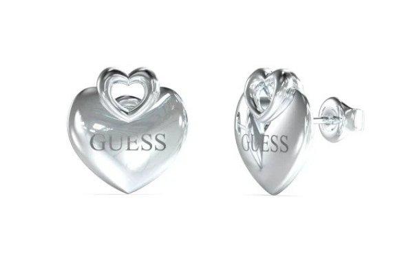 Guess Acél szív fülbevaló Crazy In Love JUBE05218JWRHT/U