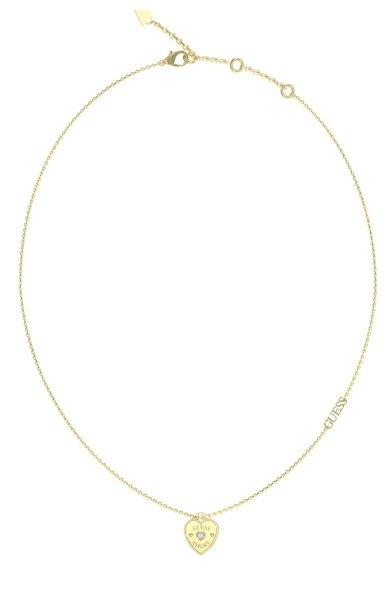 Guess Bájos aranyozott nyaklánc Guess Amore JUBN05056JWYGT/U