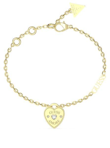 Guess Bájos aranyozott karkötő Guess Amore JUBB05057JWYG 18,5 cm