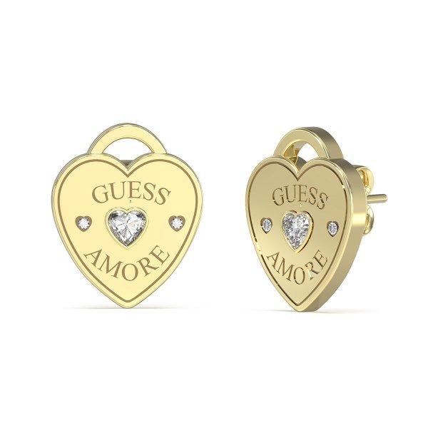 Guess Aranyozott acélból készült szív fülbevaló Guess Amore
JUBE05058JWYGT/U