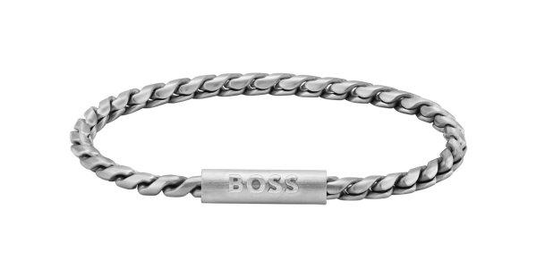 Hugo Boss Divatos férfi acél karkötő Doran 1580695