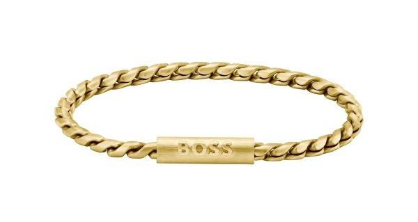 Hugo Boss Divatos aranyozott karkötő férfiaknak Doran 1580696