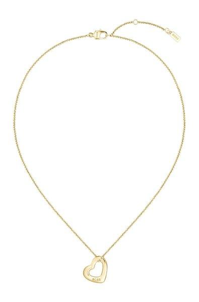 Hugo Boss Romantikus aranyozott acél nyaklánc Honey Boundless 1580722