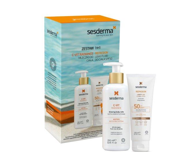 Sesderma Testápoló ajándékcsomag C-VIT Radiance Repaskin