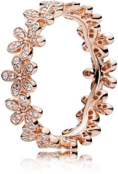Pandora Bronz százszorszép gyűrű 180934CZ 58 mm