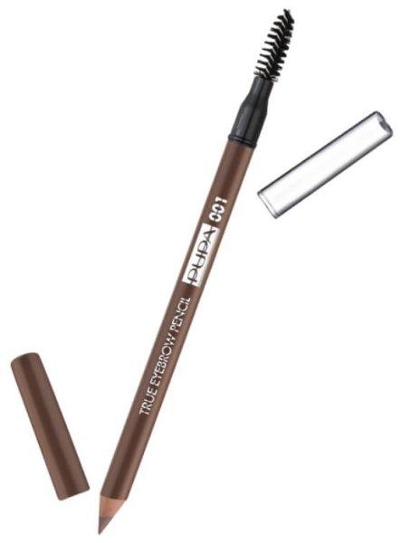 PUPA Milano Vízálló szemöldökceruza (True Eyebrow Pencil Waterproof) 1,08 g
004 Extra Dark