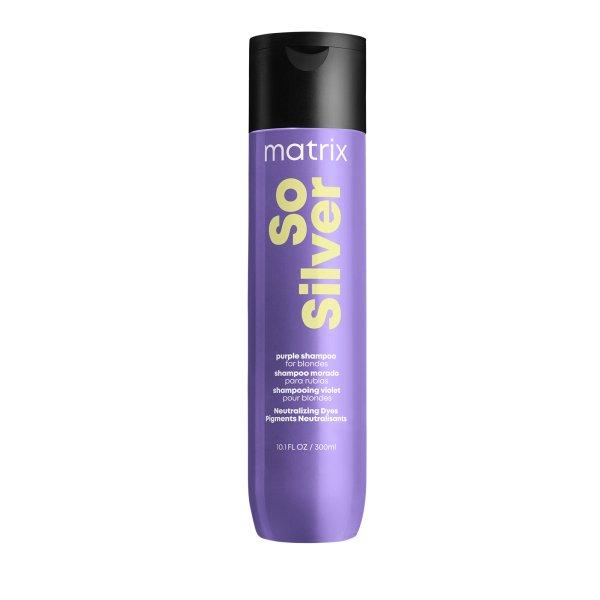 Matrix Sárga tónusokat semlegesítő sampon Total Results So Silver (Color
Obsessed Shampoo to Neutralize Yellow) 300 ml