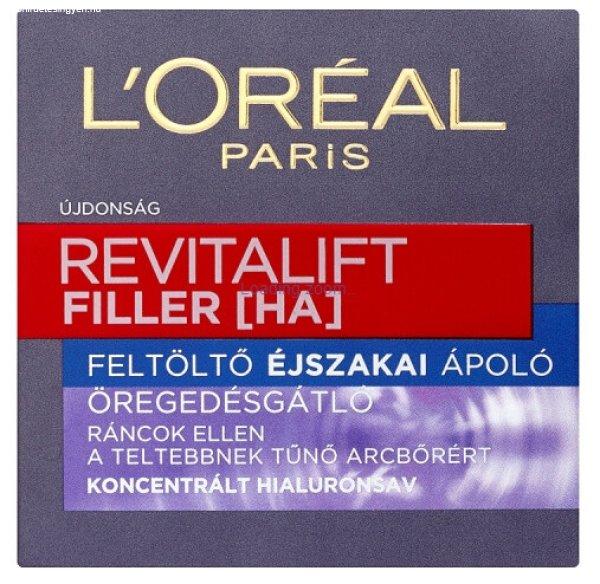 L'Oréal Paris Éjszakai bőrfeltöltő ápoló Revitalift (Night Filler
Cream)50 ml