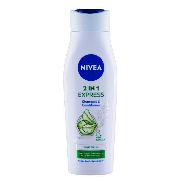 Nivea Tápláló sampon és balzsam 2 az 1-ben Care Express 250 ml