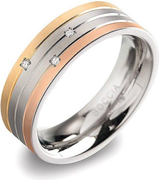 Boccia Titanium Titán gyűrű gyémántokkal 0135-02 57 mm