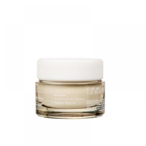 Korres Éjszakai bőrfeltöltő krém száraz és érett bőrre White Pine
(Restorative Overnight Facial Cream) 40 ml