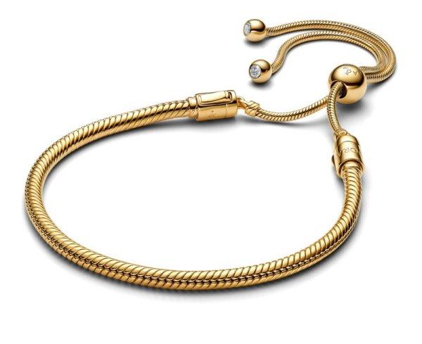 Pandora Aranyozott karkötő csúszó csattal Hádek Shine 563580C01-2