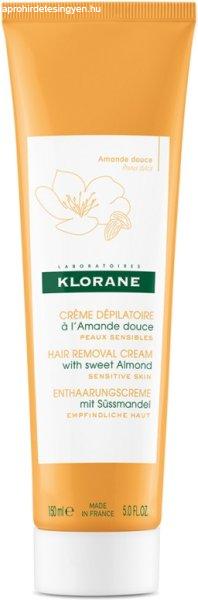 Klorane Szőrtelenítő krém érzékeny bőrre Mandula (Hair Removal Cream) 150
ml