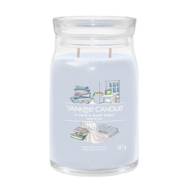 Yankee Candle Illatgyertya Signature nagy A Calm & Quiet Place 567 g